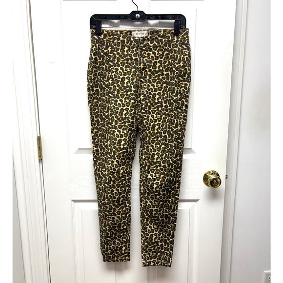 We The Free People Jeans, Leopard Skinny Cropped, Women's Size 29 - Picture 1 of 6